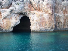 Blue Cave, also known as Pirates Cave