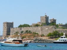 The walls of Bodrum castle